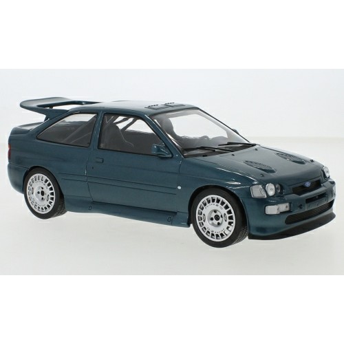 IX18CMC096 - 1/18 FORD ESCORT ESCORT RS COSWORTH GREEN READY TO RACE