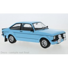 IX18CMC103A - 1/18 FORD ESCORT MKII RS1800 LIGHT BLUE 1977