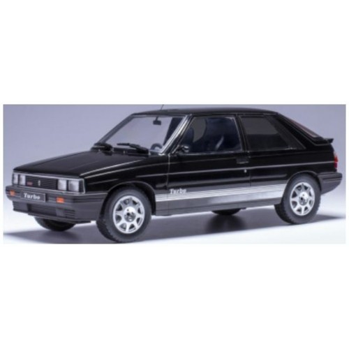 IX18CMC179 - 1/18 RENAULT 11 TURBO BLACK 1987 CUSTOM TUNNING