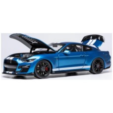 IX18RDC244-FO - 1/18 FORD MUSTANG SHELBY GT 500 BLUE/WHITE 2022