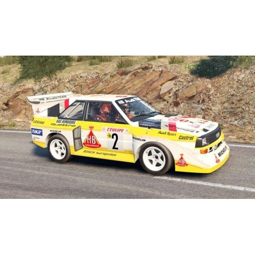 IX18RMC025A - 1/18 AUDI SPORT QUATTRO S1 E2 NO.2 4TH RALLYE MONTE CARLO 1986 ROHRL/GEISTDORFER