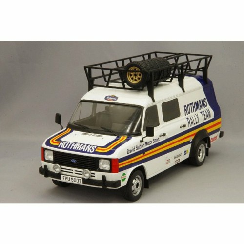 IX18RMC057XE - 1/18 FORD TRANSIT MK II ROTHMANS WITH ROOF ACCESSORIES