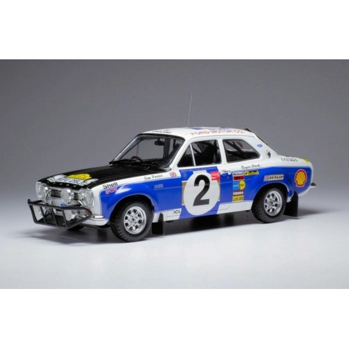 IX18RMC075A - 1/18 FORD ESCORT MKI RS 1600 NO.2 SAFARI RALLY 1973 R.CLARK/J.PORTER IX18RMC075A - 1/18 FORD ESCORT MKI RS 1600 NO.2 SAFARI RALLY 1973 R.CLARK/J.PORTER