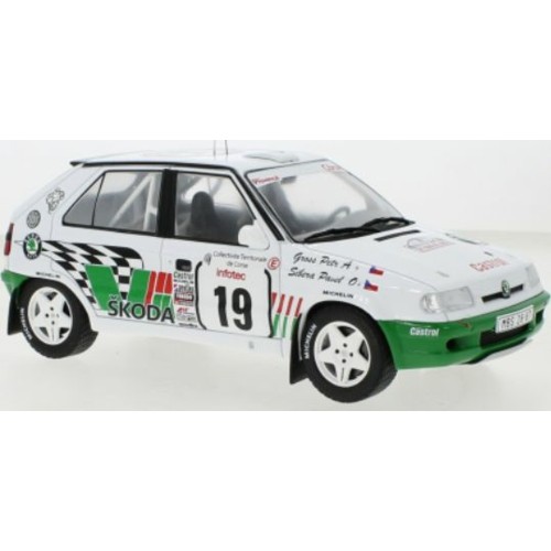 IX18RMC149B - 1/18 SKODA FELCIA KIT CAR NO.19 RALLYE TOUR DE CORSE 1995 P.SIBERA/P.GROSS