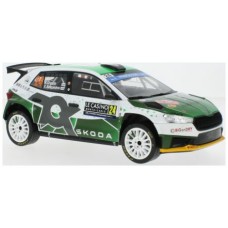 IX18RMC155B - 1/18 SKODA FABIA RALLY2 NO.24 RALLYE WM RALLY MONTE CARLO 2023 N.GRYAZIN/K.ALEKSANDROV
