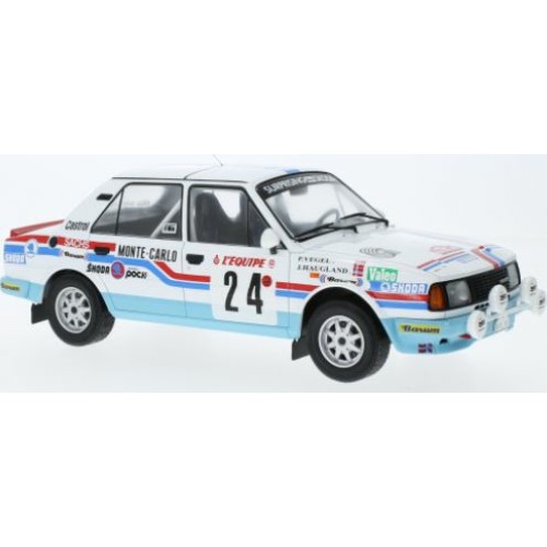 IX18RMC156 - 1/18 SKODA 130 L NO.24 WRC RALLY MONTE CARLO 1987 J.HAUGLAND/P.VEGEL