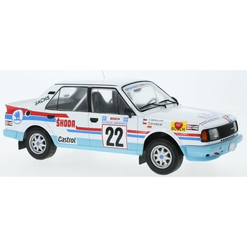 IX18RMC157B - 1/18 SKODA 130 LR NO.22 WRC RALLY ACROPOLIS 1986 S.KVAIZAR/J.JANECEK