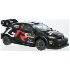 IX18RMC196 - 1/18 TOYOTA YARIS RALLY 1 NO.17 WRC RALLY MONTE CARLO 2024 S.OGIER/V.LANDAIS