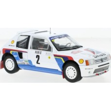 IX24RAL024A - 1/24 PEUGEOT 205 T16 NO2 RALLYE WM RALLY MONTE CARLO 1985 A.VATANEN/T.HARRYMAN