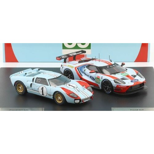 IX43001 - 1/43 FORD GT40 NO.1 66 AND FORD GT NO.69 2019 LE MANS SET
