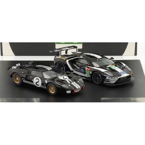 IX43002 - 1/43 FORD GT40 NO.2 66 AND FORD GT NO.66 2019 LE MANS SET