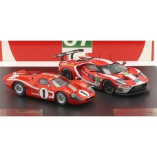 IX43003 - 1/43 FORD GT40 NO.1 67 AND FORD GT NO.67 2019 LE MANS SET