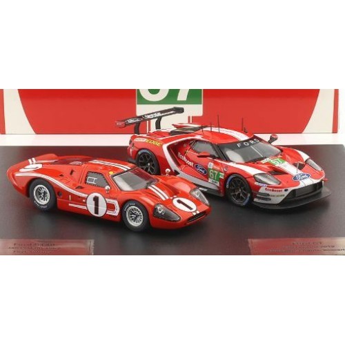IX43003 - 1/43 FORD GT40 NO.1 67 AND FORD GT NO.67 2019 LE MANS SET