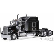 IX64TR014B - 1/64 KENWORTH W900 SLEEPER CAB BLACK