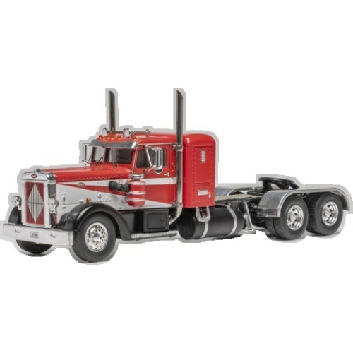 IX64TR021 - 1/64 PETERBILT 350 RED/WHITE 1952