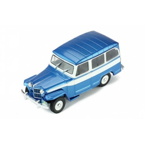 IXCLC261 - 1/43 JEEP WILLYS STATION WAGON BLUE/WHITE 1960