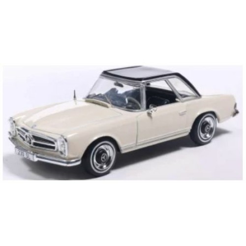 IXCLC617 - 1/43 MERCEDES 230 SL (W113) HARD TOP BEIGE BLACK 1964