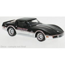 IXCLC650 - 1/43 CHEVROLET CORVETTE (C3) BLACK/SILVER 1980