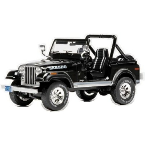 IXCLC656 - 1/43 JEEP CJ-7 LAREDO BLACK 1980