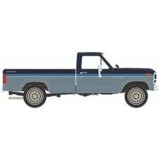 IXIA64030 - 1/64 FORD F-150 CUSTOM DARK BLUE AND BLUE 1981