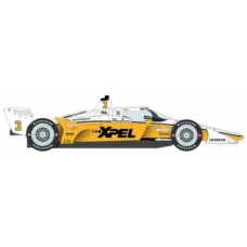 IXIND18012 - 1/18 NTT INDYCAR NO.3 SCOTT MCLAUGHLIN TEAM PENSKE XPEL (ROAD) WHITE/ORANGE 2025