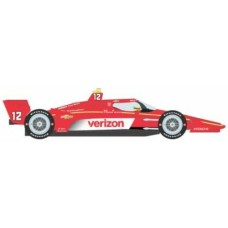 IXIND64005 - 1/64 NTT INDYCAR NO.12 WILL POWER TEAM PENSKE VERIZON ROAD COURSE RED/WHITE 2025