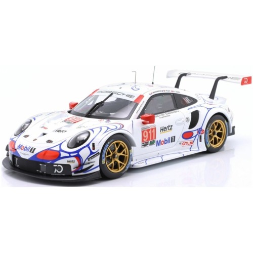 IXLEGT18010 - 1/18 PORSCHE 911 (991) RSR NO.911 CLASS WINNER PETIT LE MANS IMSA 2018 PILET/TANDY/MAKOWI