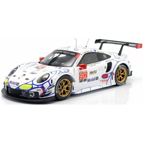 IXLEGT18011 - 1/18 PORSCHE 911 (991) RSR NO.912 PETIT LE MANS 2018 PORSCHE GT TEAM BAMBER/VANTHOOR/JAMI
