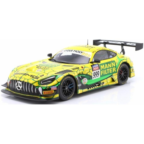 IXLEGT1823BAT3 - 1/18 MERCEDES AMG GT3 EVO NO.999 3RD 12H BATHURST 2023 GRUPPEM YELLOW MAMBA ENGEL/GRENIER