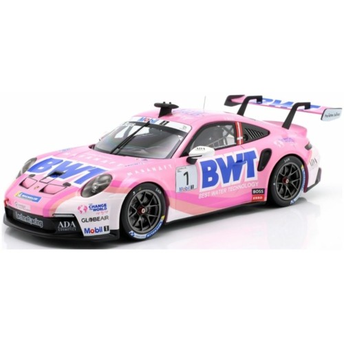 IXLEGT1823CUP2 - 1/18 PORSCHE 911 GT3 CUP BWT NO.1 BASTIAN BUUS PORSCHE MOBIL 1 SUPERCUP CHAMPION 2023