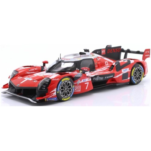 IXLEGTTYGR25LM7 - 1/18 TOYOTA GR010 HYBRID NO.7 5TH 24H LE MANS 2025 GAZOO 40 YEARS RETRO LIVERY CONWAY