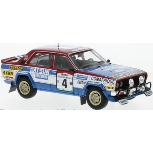 IXRAC403A - 1/43 DATSUN VIOLET GT NO4 RALLYE COTE D IVOIRE 1981 T.SALONEN/S.HARJANNE