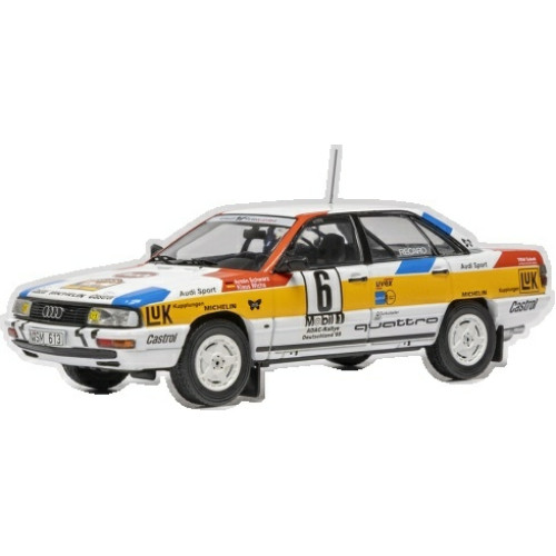 IXRAC460 - 1/43 AUDI 200 QUATTRO RALLYE DEUTSCHLAND 1988 NO.6 A. SCHWARZ/K. WICHA