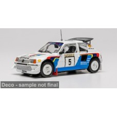 IXRAC468SB-5SP - 1/43 PEUGEOT 205 TURBO 16V EVO 2 1000 LAKES RALLY 1986 NO.6 S.BLOMQVIST/B.BERGLUND