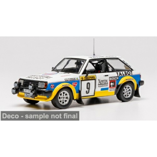 IXRAC471SB-8SP - 1/43 TALBOT SUNBEAM LOTUS 1000 LAKES RALLY 1981 NO.9 S.BLOMQVIST/B.CEDERBERG IXRAC471SB-8SP - 1/43 TALBOT SUNBEAM LOTUS 1000 LAKES RALLY 1981 NO.9 S.BLOMQVIST/B.CEDERBERG