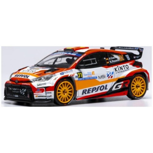 IXRAM1000 - 1/43 TOYOTA GR YARIS RALLY2 RALLY ISLAS CANARIS 2025 NO.31 A.CACHON/A.DUMAND