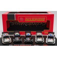 IXRAM1014SET5 - 1/43 TOYOTA GR YARIS RALLY1 RALLY SAUDI ARABIA 2025