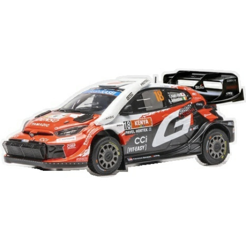 IXRAM1039A - 1/43 TOYOTA GR YARIS RALLY1 WRC SAFARI RALLYE KENYA 2026 GAZOO NO.18 KATSUTA/JOHNSTON