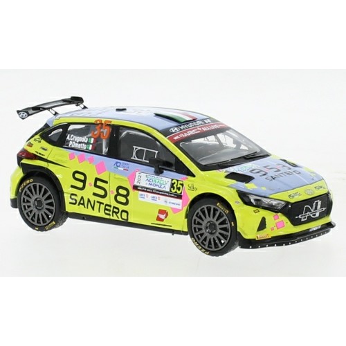 IXRAM848 - 1/43 HYUNDAI I20 N RALLY2 NO35 WRC RALLY MONZA 2021  A.CRUGNOLA/P.OMETTO