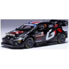 IXRAM912 - 1/43 TOYOTA GR YARIS RALLY1 HYBRID NO.17 RALLYE WM RALLYE MONTE CARLO 2024 OGIER/LANDAIS