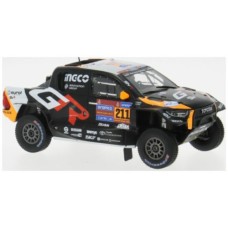 IXRAM985 - 1/43 TOYOTA GR DKR HILUX EVO T1 RALLY DAKAR 2025 NO.211 L.HENK/C.BRETT