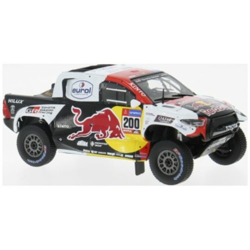 IXRAM986 - 1/43 TOYOTA GR DKR HILUX EVO T1 RALLY DAKAR 2023 NO.200 N.AL-ATTIYAH/M.BAUMEL