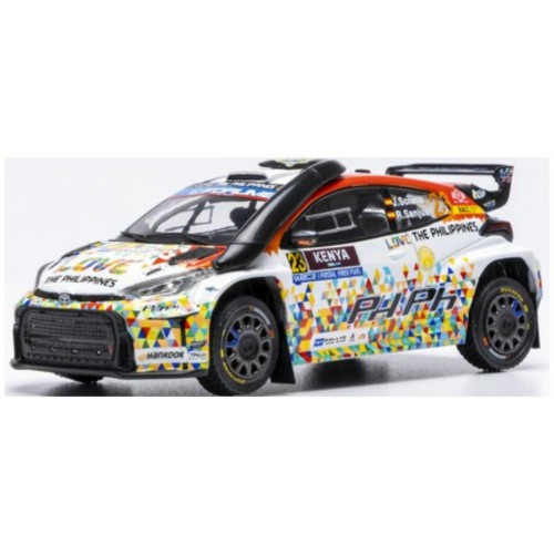 IXRAM998 - 1/43 TOYOTA GR YARIS RALLY2 SAFARI RALLYE KENYA 2025 NO.23 J.SOLANS/R.SANJUAN
