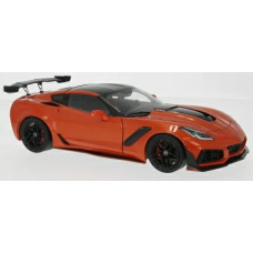 IXU18RDC001-FO - 1/18 CHEVROLET CORVETTE ZR1 ORANGE/BLACK 2019