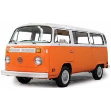 IXU24RDC002 - 1/24 VW BUS BRILLIANT ORANGE 1974