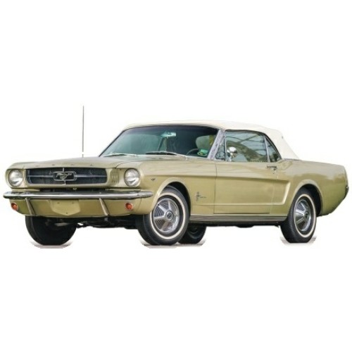 IXU43RDC023 - 1/43 FORD MUSTANG CONVERTIBLE GOLD/BEIGE 1965