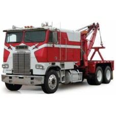 IXU43TTR002 - 1/43 FREIGHTLINER FLA TOW TRUCK RED/WHITE 1987