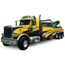 IXU43TTR004 - 1/43 PETERBILT 359 WRECKER YELLOW/VIOLET 1980