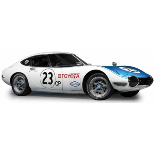 IXU64RDC002JC - 1/64 TOYOTA 2000 GT WHITE AND BLUE 1967 IXU64RDC002JC - 1/64 TOYOTA 2000 GT WHITE AND BLUE 1967