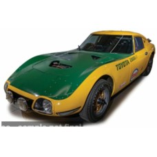 IXU64RDC006JC - 1/64 TOYOTA 2000 GT YELLOW AND GREEN 1966